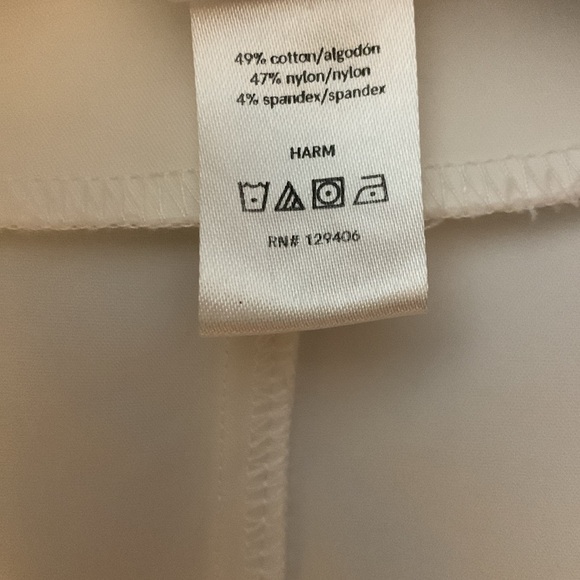 🔥VENUS Popped Collar White Asymmetrical High/Low Top Gold Accents Size 12 - Picture 5 of 14